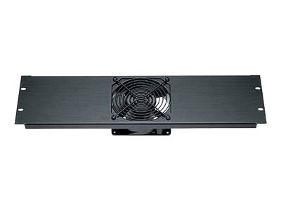 Black Box Quiet Fan Panel, 3U Horizontal Rackmount Fan Panel
