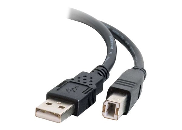 Chromatisch Hen moordenaar C2G 16.4ft USB A to USB B Cable - Black - M/M - 28104 - USB Cables - CDW.com