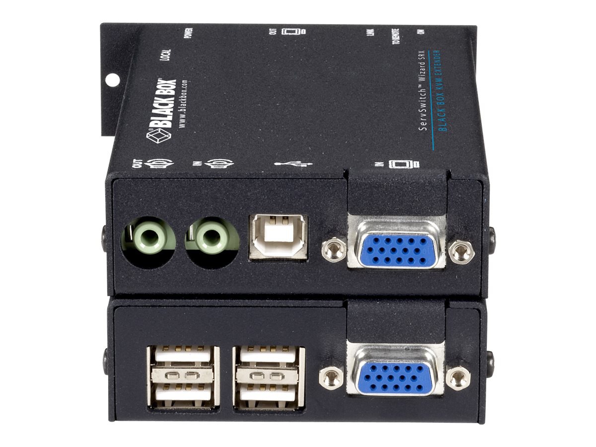 Thumbnail 2 of 2 for Black Box ServSwitch Wizard USB SRX Single-Video - KVM / audio / USB extender