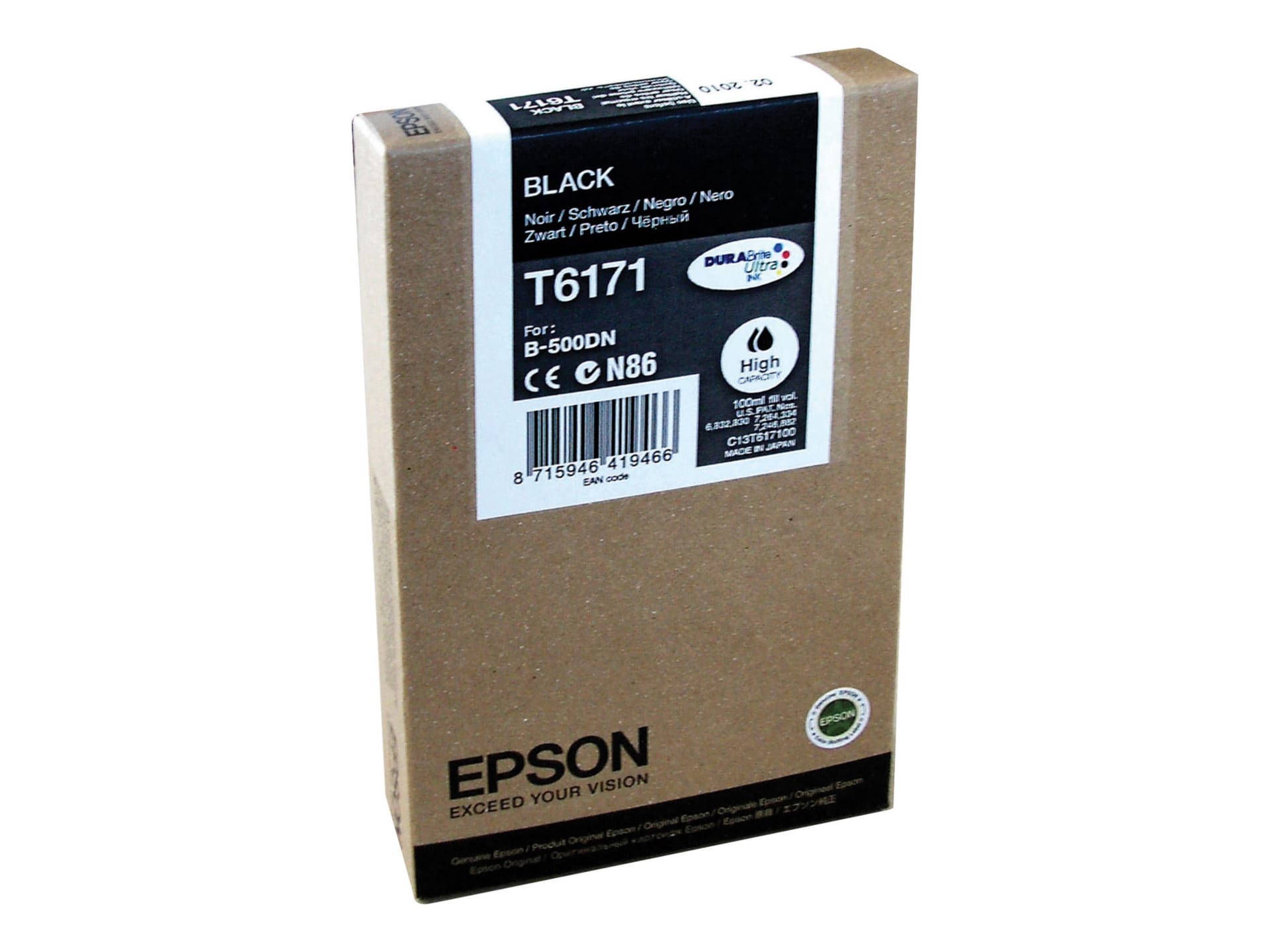 Epson T6171 - High Capacity - black - original - ink cartridge