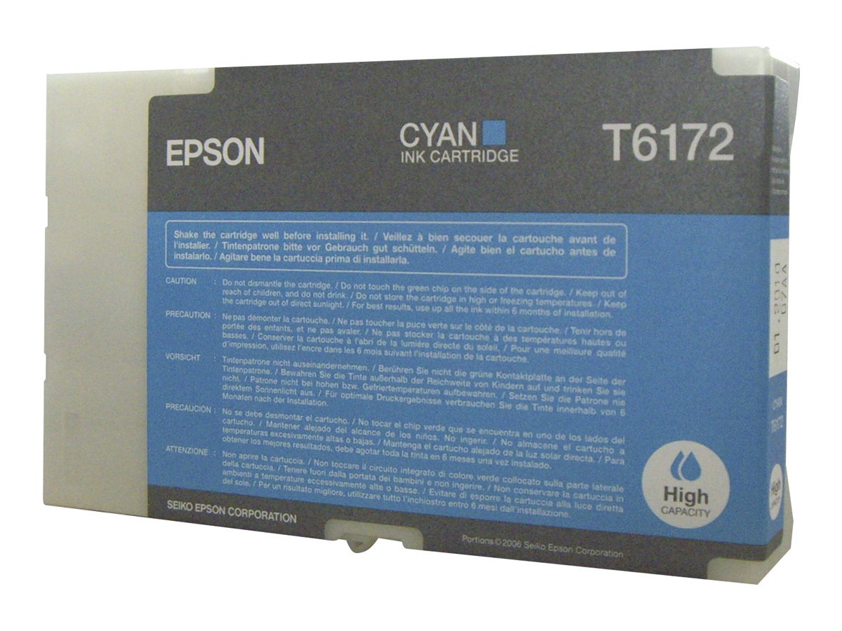 Epson T6172 - High Capacity - cyan - original - ink cartridge