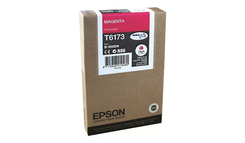 Epson T6173 - High Capacity - magenta - original - ink cartridge