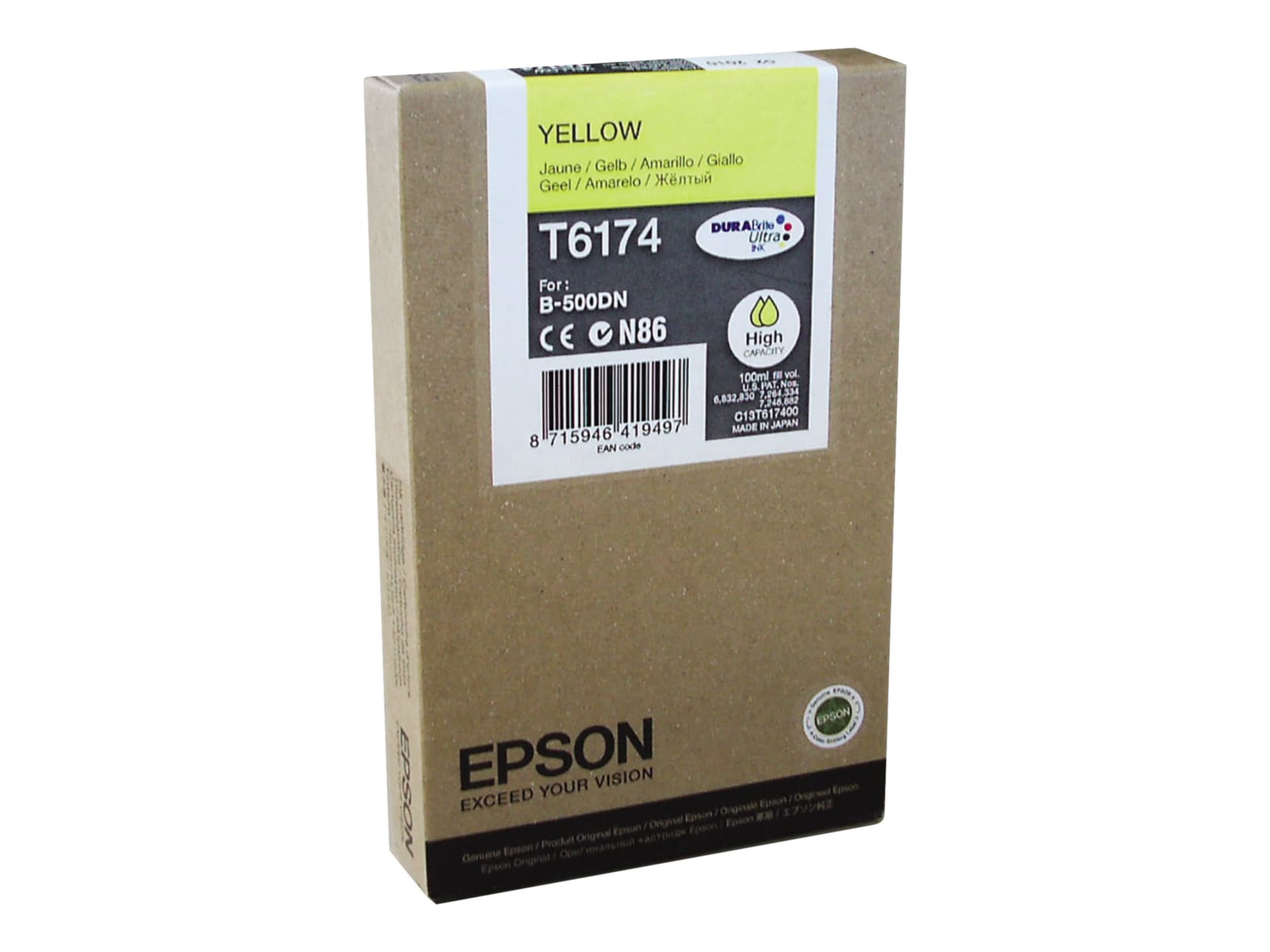Epson T6174 - High Capacity - yellow - original - ink cartridge