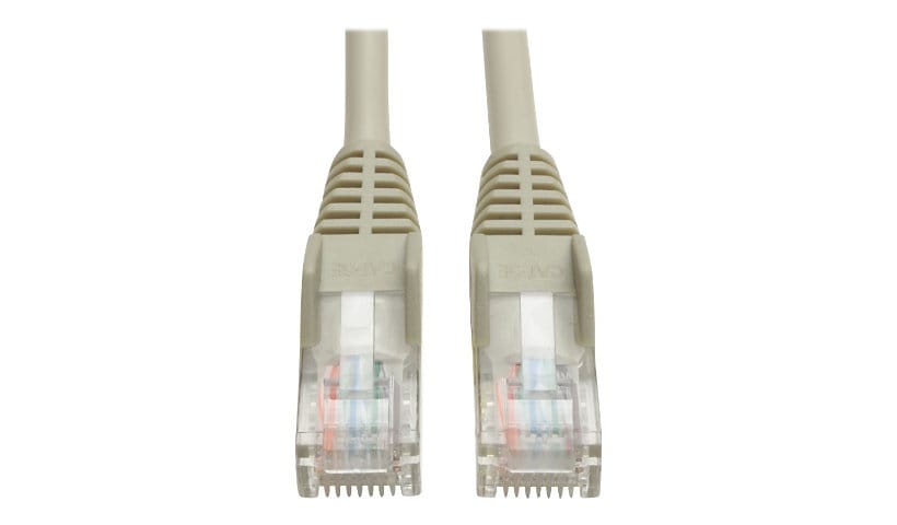 Eaton Tripp Lite Series Cat5e 350 MHz Snagless Molded (UTP) Ethernet Cable (RJ45 M/M), PoE - Gray, 150 ft. (45.72 m) -