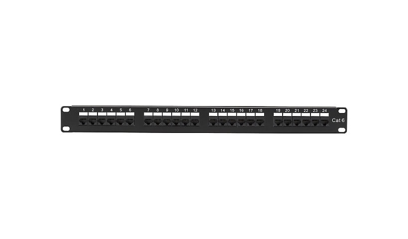 Black Box Economy patch panel - 1U - 19"