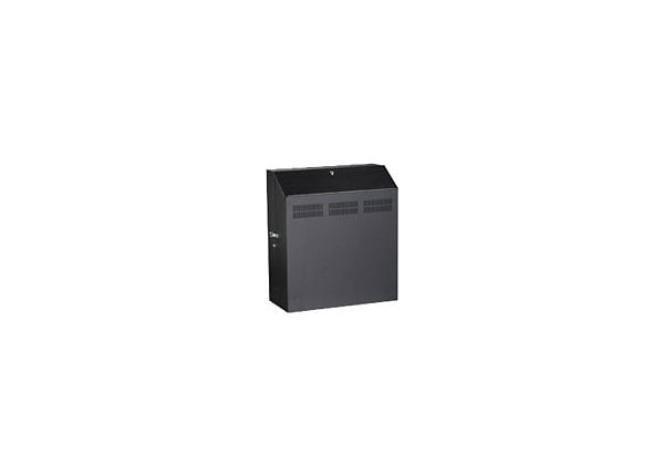 Black Box Low-Profile Secure Wallmount Cabinet, 6U 
