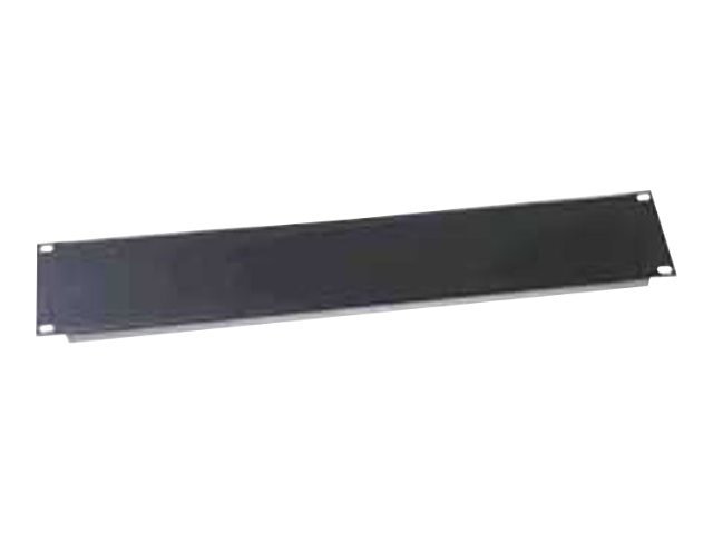 Middle Atlantic 5RU Blank Rack Panel - Steel and Flanged Blank Panel - Flat Black Powder Coat
