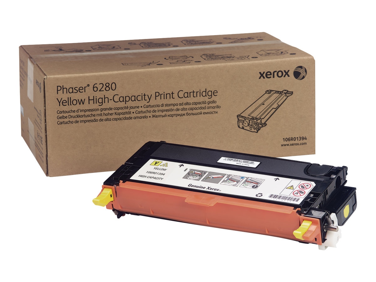 Xerox Phaser 6280 - High Capacity - yellow - original - toner cartridge