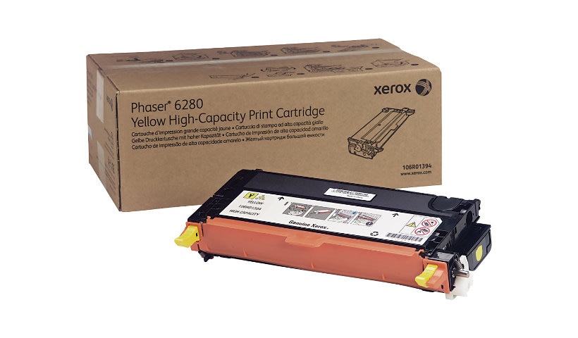 Xerox Phaser 6280 - High Capacity - yellow - original - toner cartridge