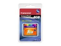 Transcend - flash memory card - 8 GB - CompactFlash