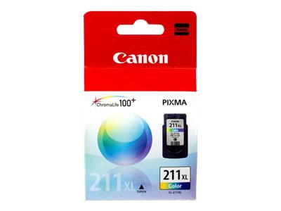 Canon CL-211 XL - XL - color (cyan, magenta, yellow) - original - ink tank