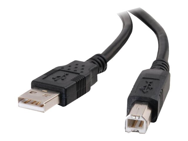 C2G 9.8ft USB to USB B Cable - Black - - 28103 - USB Cables - CDW.com