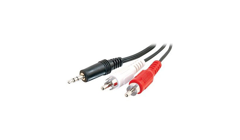 C2G 6ft Value Series 3.5mm to Dual RCA Stereo Audio Y-Cable - M/M