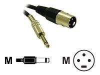 C2G Pro-Audio 6ft Pro-Audio XLR Male to 1/4in Male Cable - audio cable - 6