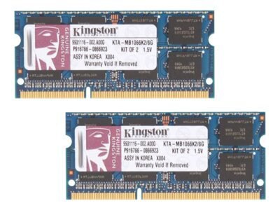 Kingston - DDR3 - 8 GB : 2 x 4 GB - SO DIMM 204-pin