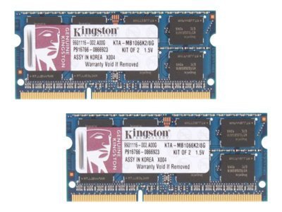 Kingston - DDR3 - 8 GB : 2 x 4 GB - SO DIMM 204-pin