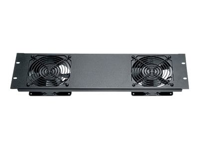 Black Box Quiet Fan Panel, 3U Horizontal Rackmount Fan Panel