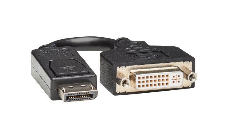Tripp Lite by Eaton DisplayPort to DVI Adapter Video Converter DP-M to DVI-I-F 6in - DP to DVI for DP-M to DVI-I-F