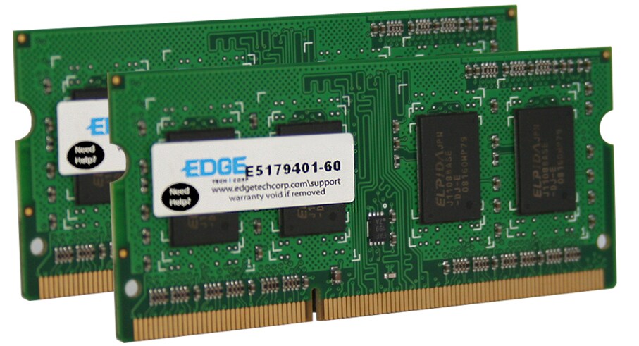 EDGE - DDR3 - 8 GB: 2 x 4 GB - SO-DIMM 204-pin - unbuffered