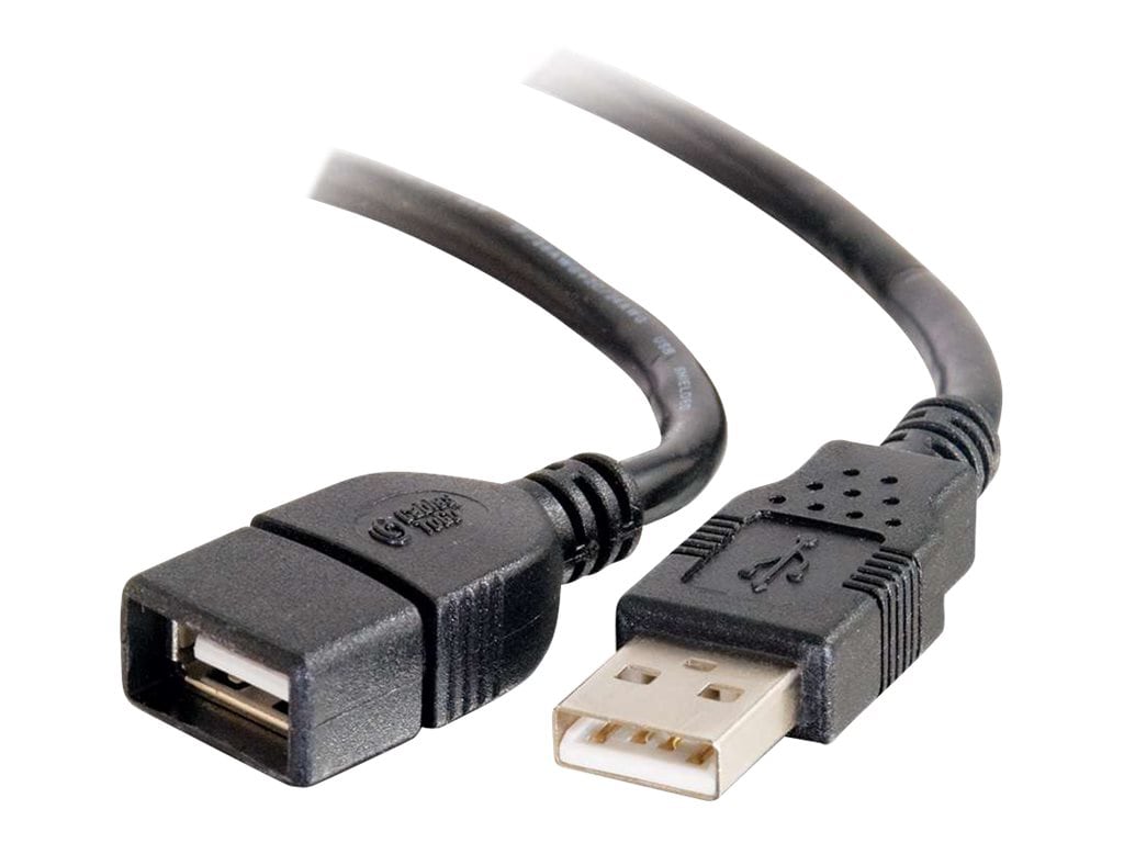 Thumbnail 2 of 5 for C2G 9.8ft USB Extension Cable - USB A to USB A Extension Cable - USB 2.0 - M/F