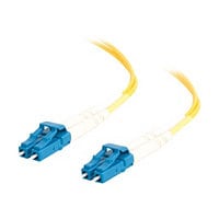 C2G 1m LC-LC 9/125 Duplex Single Mode OS2 Fiber Cable - Yellow - 3ft - patch cable - 1 m - yellow