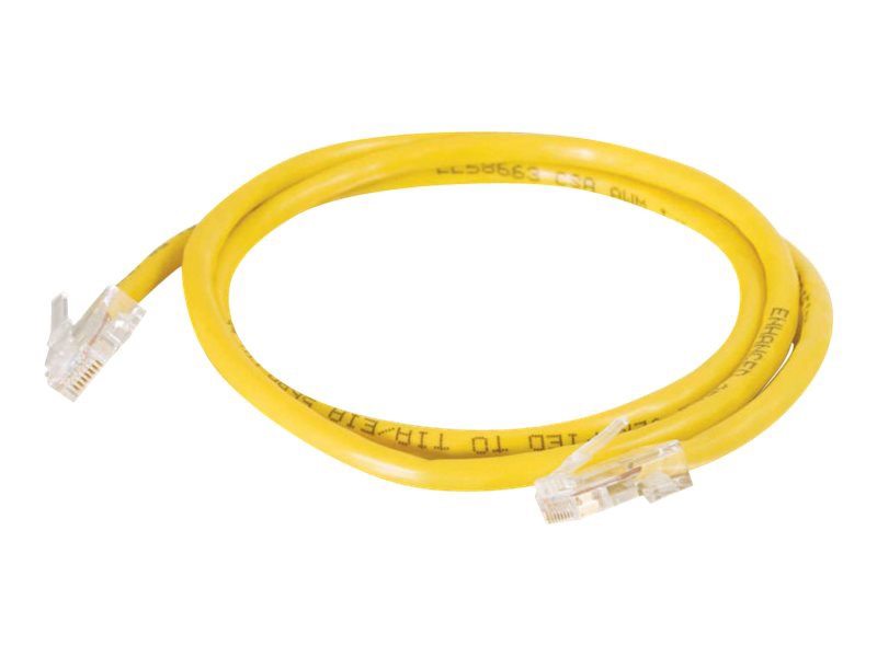 C2G Cat5e Non-Booted Unshielded (UTP) Network Crossover Patch Cable - crossover cable - 14 ft - yellow
