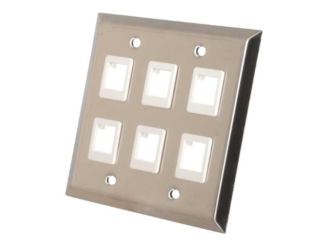 C2G wall mount plate