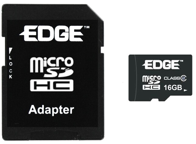 Edge 16gb Proshot High Capacity Micro SDHC Memory Card Class 2