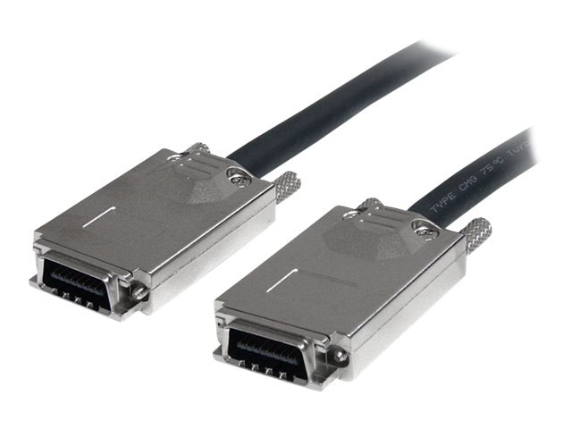 StarTech.com 1m Infiniband External SAS Cable - SFF-8470 to SFF-8470 - SAS