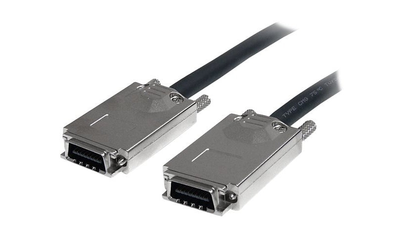 StarTech.com 1m Infiniband External SAS Cable - SFF-8470 to SFF-8470 - SAS