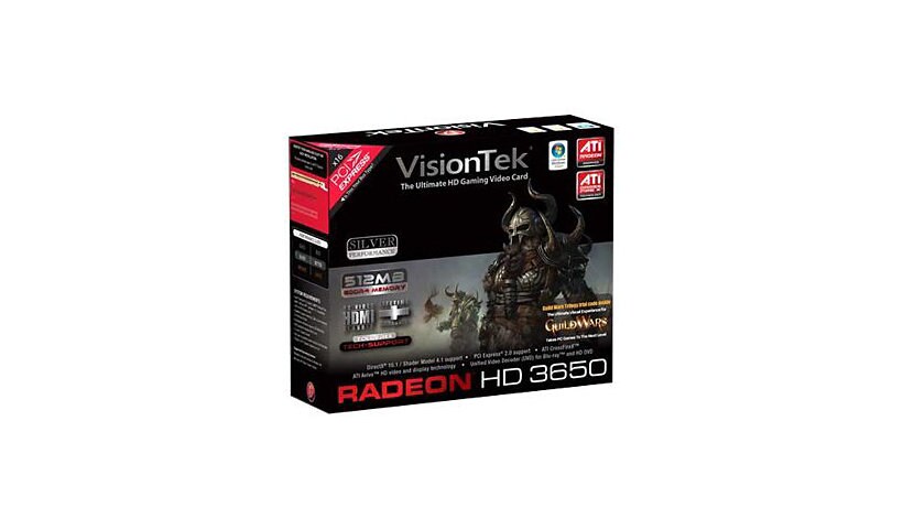 VisionTek 3650 512MB PCIe Dual DVI