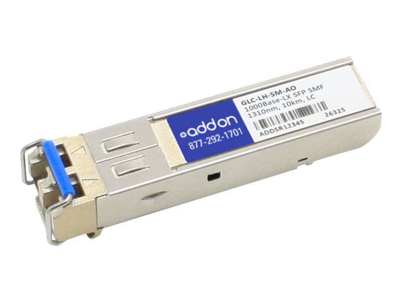 AddOn Cisco GLC-LH-SM Compatible TAA 1000Base-LX SFP Transceiver (SMF, 1310nm, 10km, LC)
