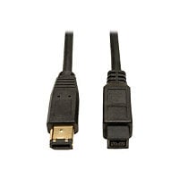 Tripp Lite 6ft Hi-Speed FireWire IEEE Cable-800Mbps with Gold Plated Connectors 9pin/6pin M/M 6' - IEEE 1394 cable -