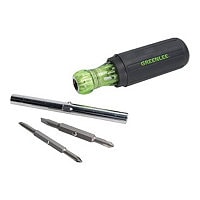 Greenlee MULTI-TOOL 6N1 - screwdriver with bit set - 4 pieces