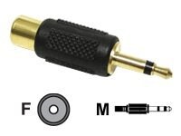 C2G RCA Jack to 3.5mm Mono Plug Audio Adapter - audio adapter