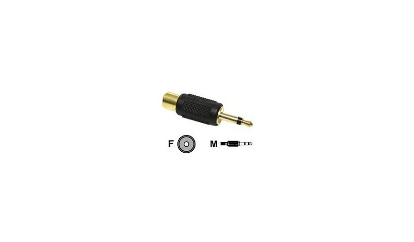 C2G RCA Jack to 3.5mm Mono Plug Audio Adapter - audio adapter