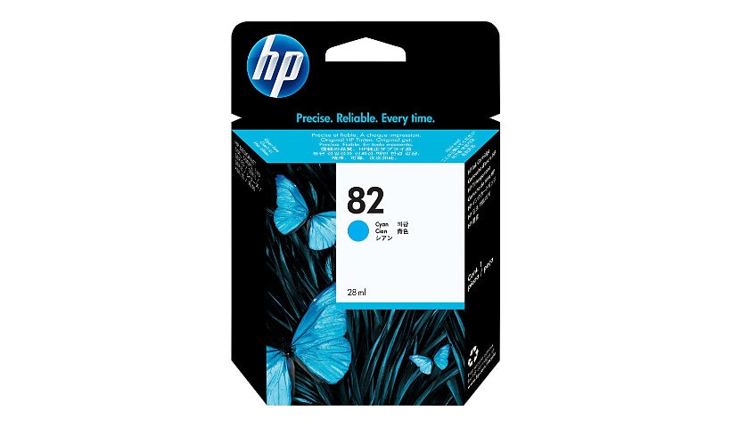 HP 82 - cyan - original - DesignJet - ink cartridge