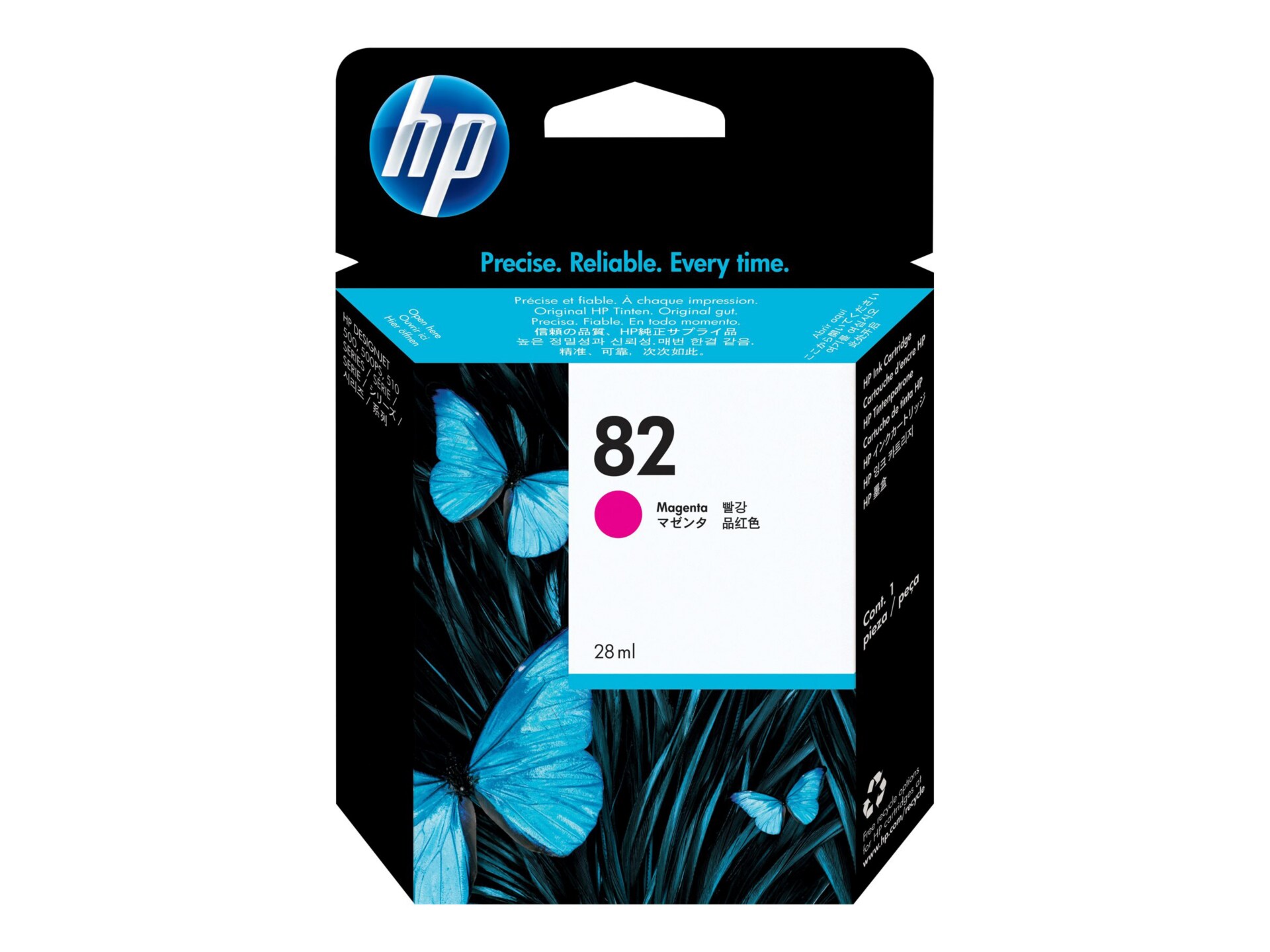 HP 82 - magenta - original - DesignJet - ink cartridge