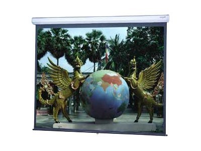 Da-Lite Model C Projection Screen with CSR - Wall/Ceiling Mount Manual Screen - High Contrast Matte White - 113in