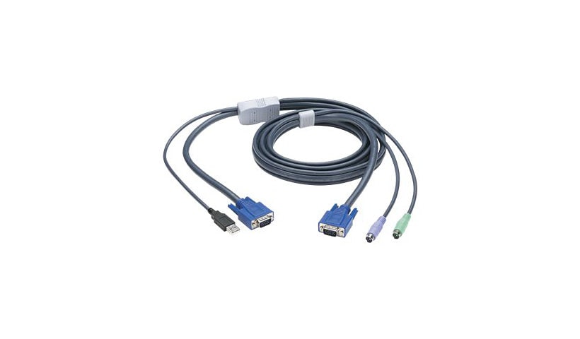 Black Box Flash Computer Cable - keyboard / video / mouse (KVM) cable - 33