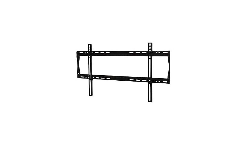 Peerless PARAMOUNT Universal Flat Wall Mount PF650 mounting kit - for flat panel - gloss black