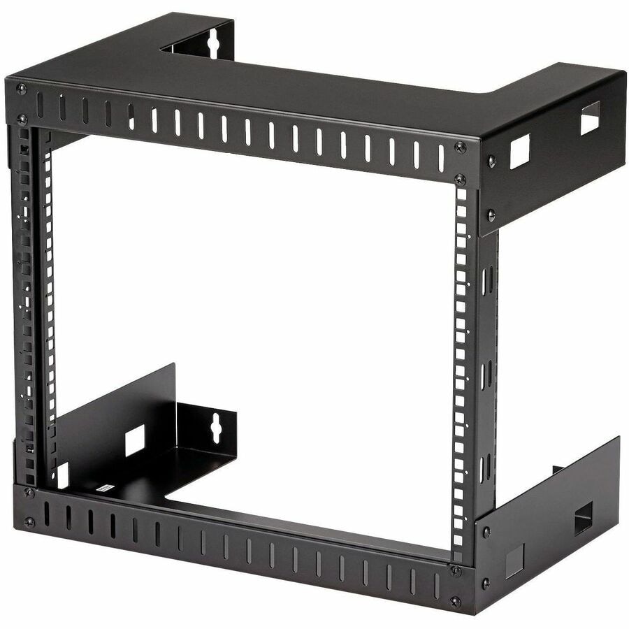StarTech.com 2-Post 8U Heavy-Duty Wall-Mount Network Rack, 19" Open Frame S