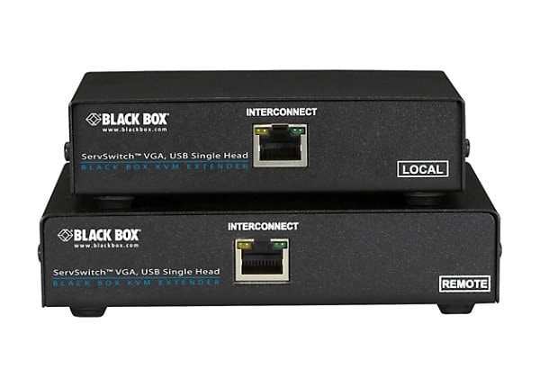 BLACK BOX CATX EXTENDER USB SNGL VGA