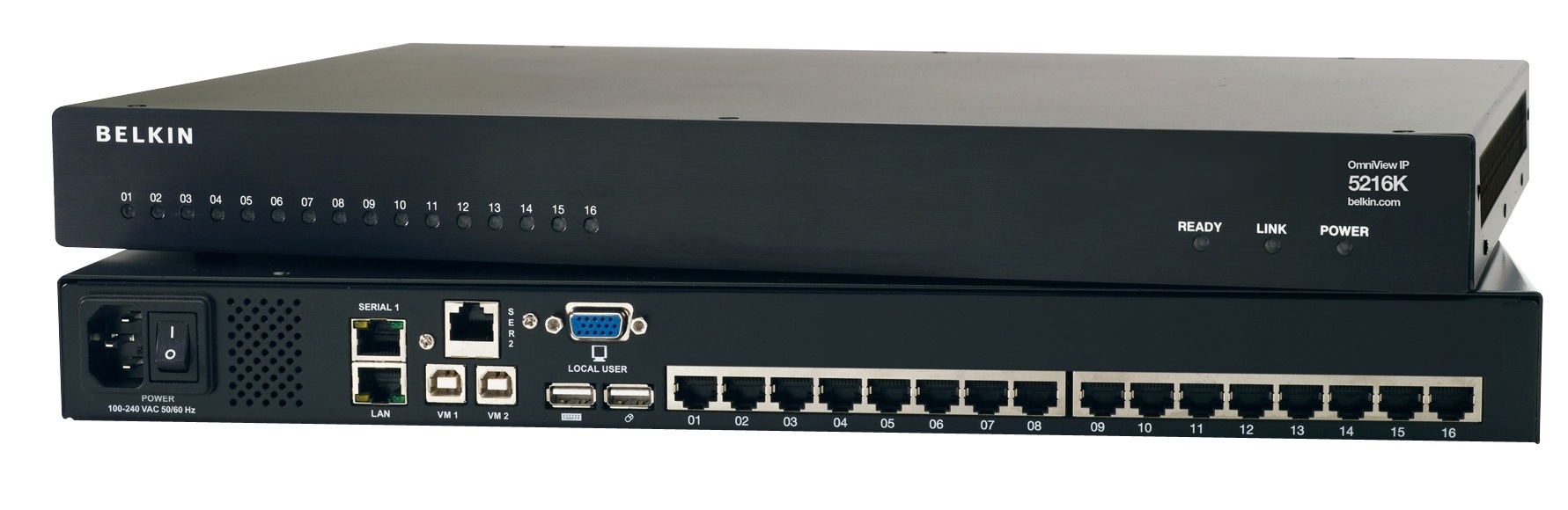 Belkin OmniView IP* 5216K KVM Switch – Dual User