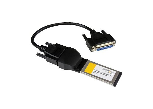 StarTech.com 1 Port ExpressCard Laptop Parallel Adapter Card - SPP/EPP/ECP - parallel adapter