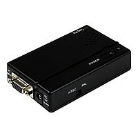 StarTech.com High Resolution VGA to Composite (RCA) or S-Video Converter - PC to TV