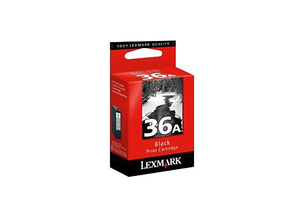 Lexmark Cartridge No. 36A - black - original - ink cartridge