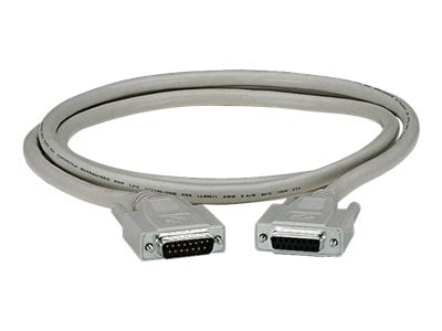 Black Box - serial cable - 15 pin D-Sub (DB-15) to 15 pin D-Sub (DB-15) - 5