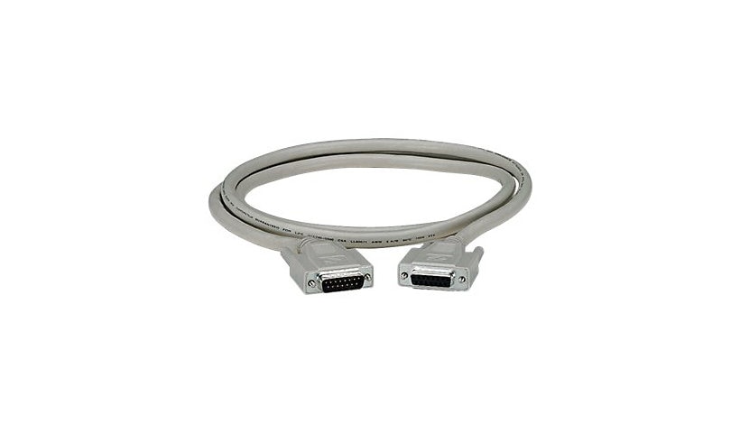 Black Box - serial cable - 15 pin D-Sub (DB-15) to 15 pin D-Sub (DB-15) - 5 ft