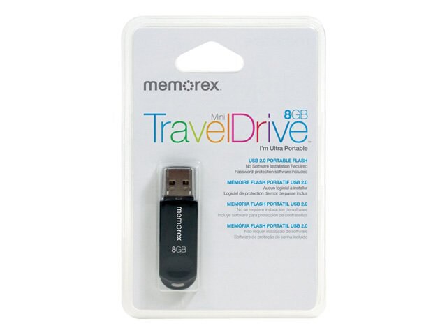 Memorex USB Mini TravelDrive - 8 GB